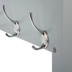 Chariot de cuisine roulant 1 porte, 2 tiroirs, 2 étagères au charme rustique - 33,5L x 16,9P x 35H