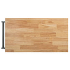 Chariot de cuisine roulant 1 porte, 2 tiroirs, 2 étagères au charme rustique - 33,5L x 16,9P x 35H