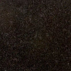 Desserte de cuisine pleine grandeur avec dessus en granite noir, 3 armoires et 2 tiroirs - Blanc - 51,5 L x 18 P x 36 H