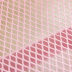 Chariot de rangement rose à 3 niveaux en métal avec roulettes - 31*14*18